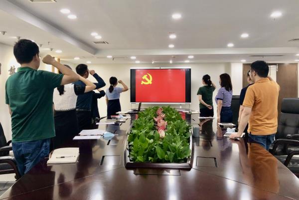 集团第二临时党支部开展7月主题党日活动